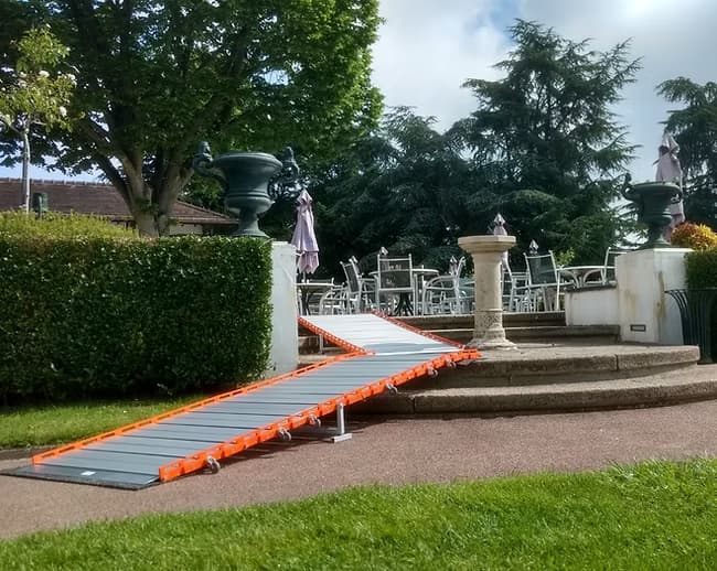 MIOR ROLL oprolbare aluminium rolstoelhelling